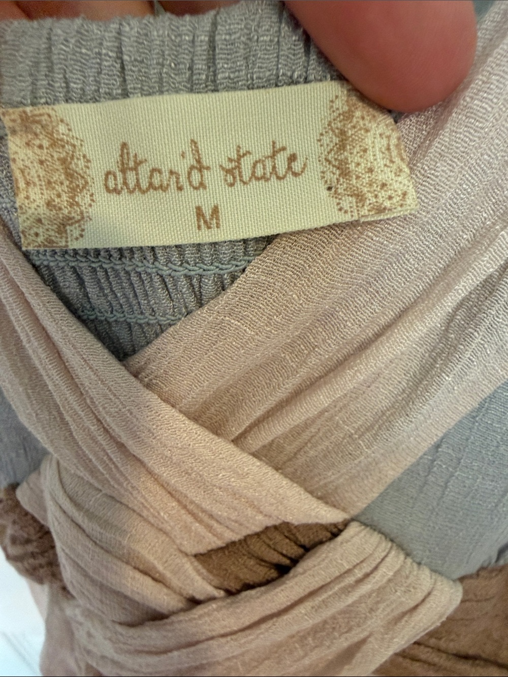 Altar’d State Go Grecian Boho  Maxi Dress | Medium | Sleeveless Smocked Back - Picture 2 of 7